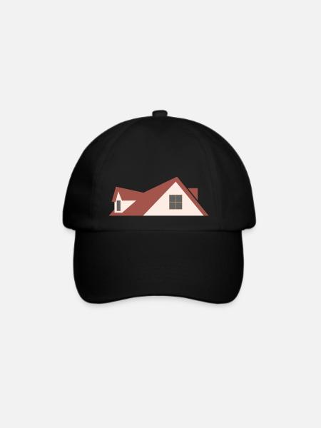 Dach - Baseballkappe - Schwarz/Schwarz