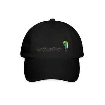 Autistisches Spektrum. - Baseballkappe - Schwarz/Schwarz - Vorne