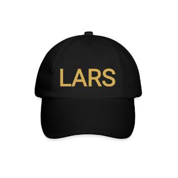 Lars - Baseballkappe - Schwarz/Schwarz - Vorne
