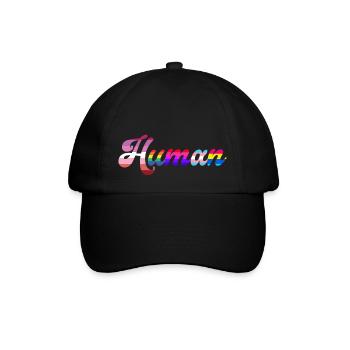 Menschenrechte LGBTQ Gleichstellung Geschlecht - Baseballkappe - Schwarz/Schwarz - Vorne