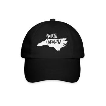 North Carolina - Baseballkappe - Schwarz/Schwarz - Vorne