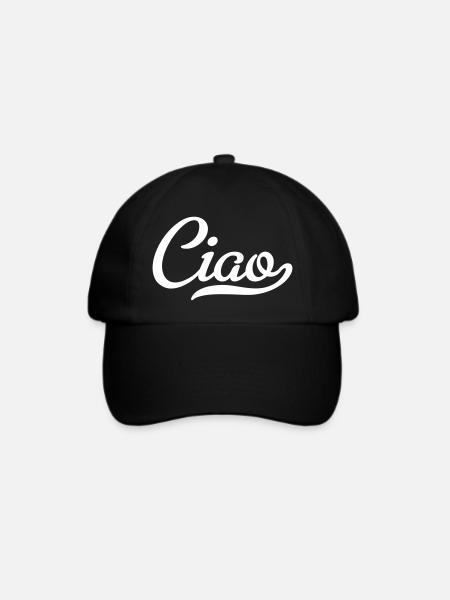 ciao - Baseballkappe - Schwarz/Schwarz