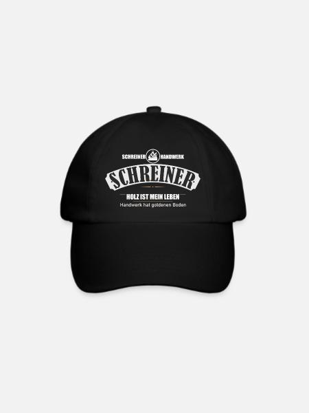 Schreiner Handwerk - Baseballkappe - Schwarz/Schwarz