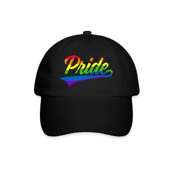PRIDE LGBT CSD - Baseballkappe - Schwarz/Schwarz - Vorne