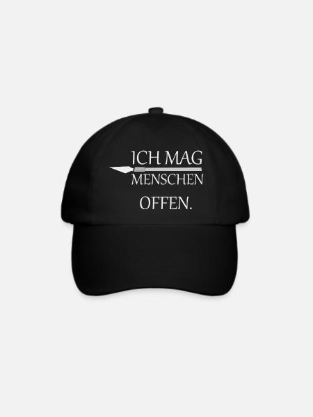 Medizinstudent Physikum Arzt - Baseballkappe - Schwarz/Schwarz