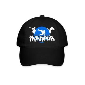 Parkour - Baseballkappe - Schwarz/Schwarz - Vorne