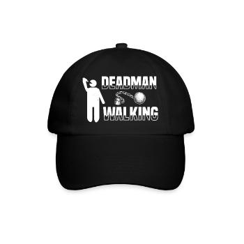 DEAD MAN WALKING 2 - Baseballkappe - Schwarz/Schwarz - Vorne