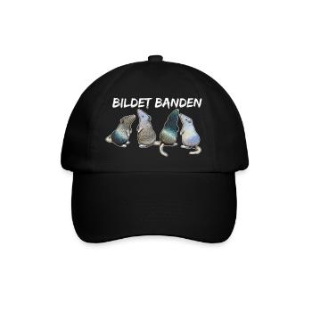 Ratten - Bildet Banden - Baseballkappe - Schwarz/Schwarz - Vorne
