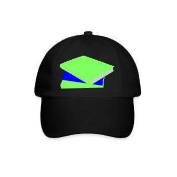 books - Baseballkappe - Schwarz/Schwarz - Vorne