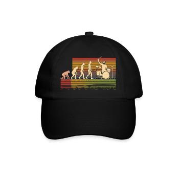 Batteur Evolution Trommeln - Baseballkappe - Schwarz/Schwarz - Vorne