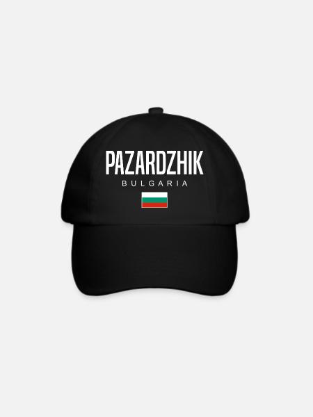 Pazardzhik Bulgarien - Baseballkappe - Schwarz/Schwarz