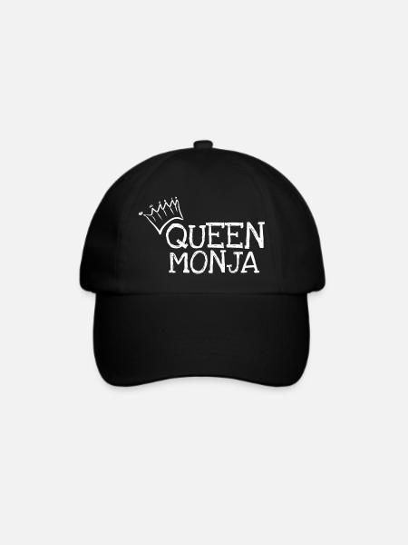 Vorname Monja - Baseballkappe - Schwarz/Schwarz