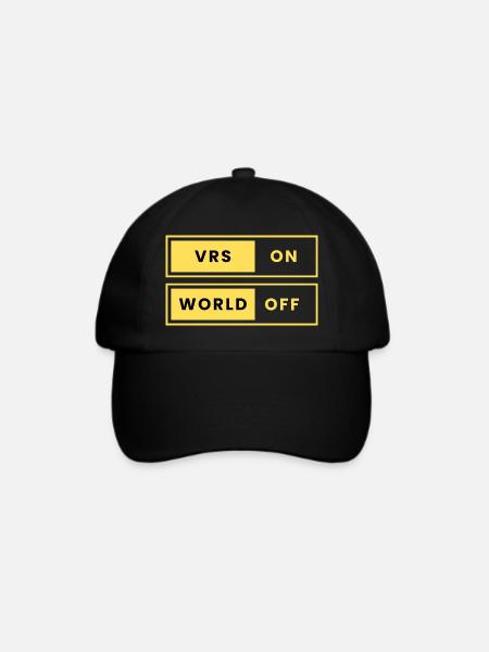 VRS ON World OFF - Baseballkappe - Schwarz/Schwarz