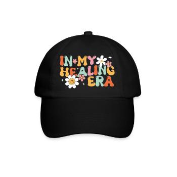 In My Healing Era - Baseballkappe - Schwarz/Schwarz - Vorne
