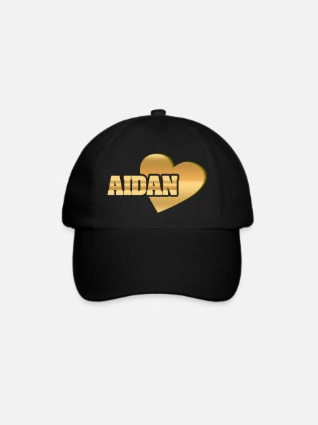 Aidan als Love - Baseballkappe - Schwarz/Schwarz