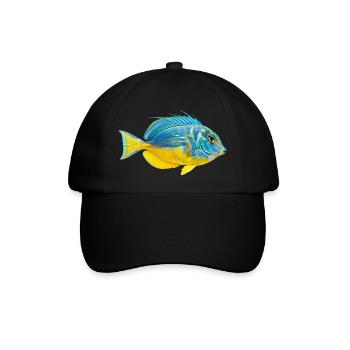 Vivid Parrotfish Burst - Baseballkappe - Schwarz/Schwarz - Vorne