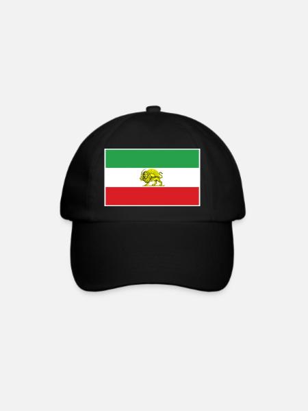 Iran Flag - Baseballkappe - Schwarz/Schwarz