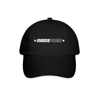 Masse Phase - Baseballkappe - Schwarz/Schwarz - Vorne