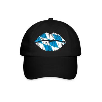 Kuss Bayern - Baseballkappe - Schwarz/Schwarz - Vorne
