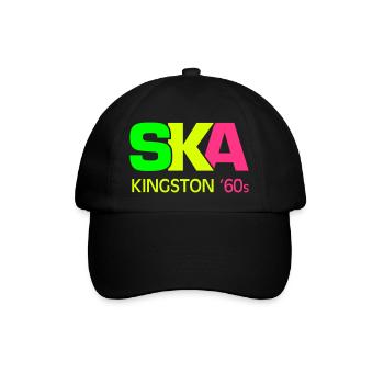 SKA - Baseballkappe - Schwarz/Schwarz - Vorne