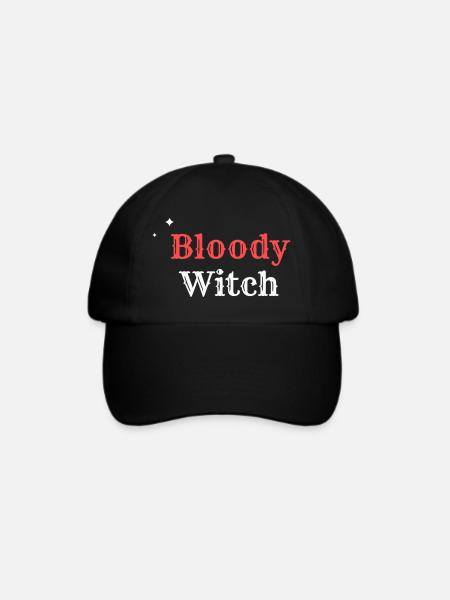 Bloody Witchy - Baseballkappe - Schwarz/Schwarz