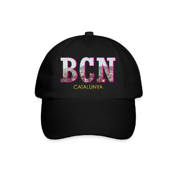 Barcelona Catalunya - Baseballkappe - Schwarz/Schwarz - Vorne