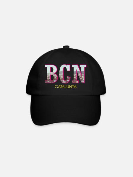 Barcelona Catalunya - Baseballkappe - Schwarz/Schwarz