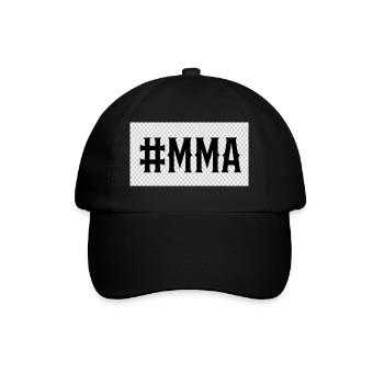 MMA - Baseballkappe - Schwarz/Schwarz - Vorne