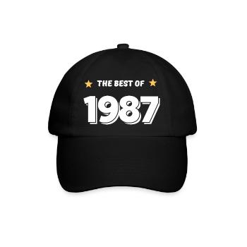 Das Beste aus 1987 - Baseballkappe - Schwarz/Schwarz - Vorne