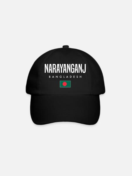 Narayanganj Bangladesch - Baseballkappe - Schwarz/Schwarz