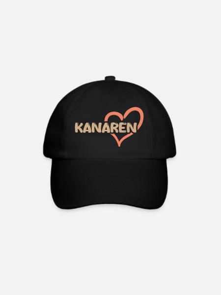 Kanaren - Baseballkappe - Schwarz/Schwarz