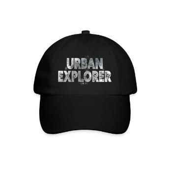Urban Explorer - Baseballkappe - Schwarz/Schwarz - Vorne