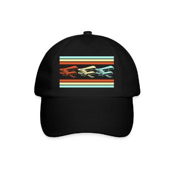Modellflug Modellflugzeug - Baseballkappe - Schwarz/Schwarz - Vorne