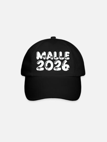 Malle 2026 - Baseballkappe - Schwarz/Schwarz