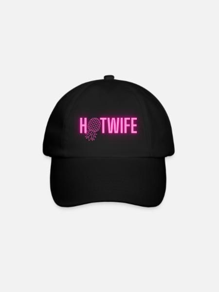 HOTWIFE - Baseballkappe - Schwarz/Schwarz
