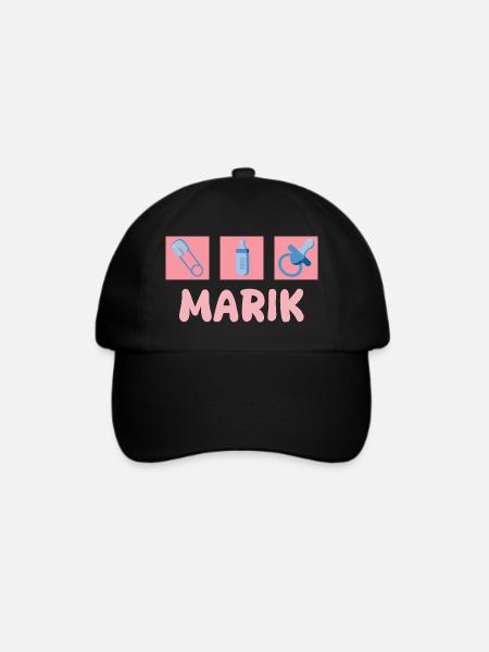 Baby Marik - Baseballkappe - Schwarz/Schwarz