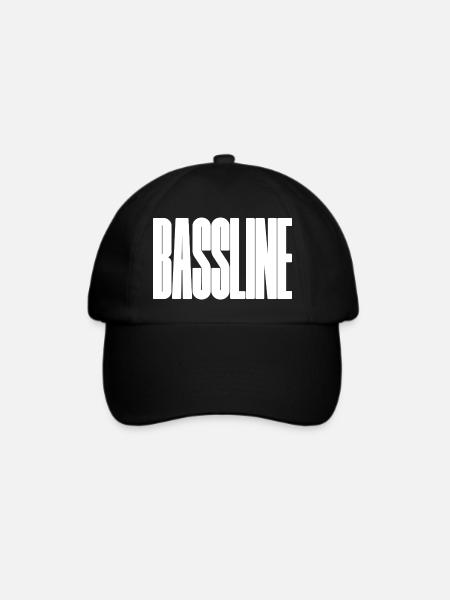 Fette Basslinienmusik - Baseballkappe - Schwarz/Schwarz