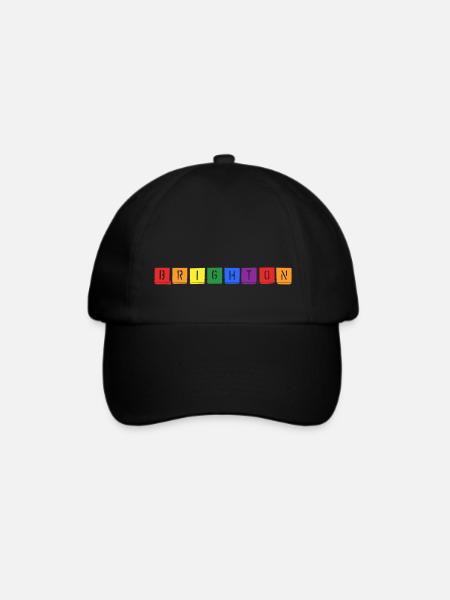 Rainbow Brighton! - Baseballkappe - Schwarz/Schwarz