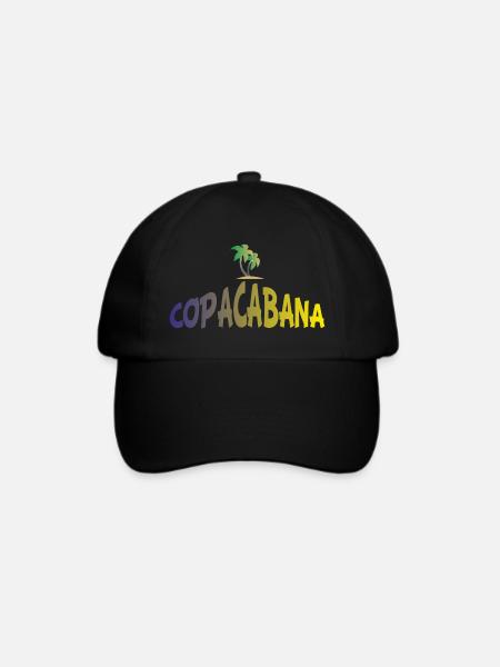 Copacabana - Baseballkappe - Schwarz/Schwarz