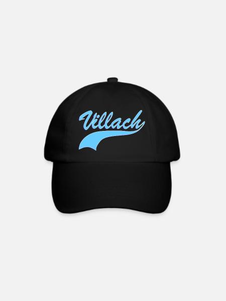 Villach - Baseballkappe - Schwarz/Schwarz
