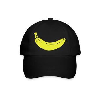 Banana - Banane - Baseballkappe - Schwarz/Schwarz - Vorne