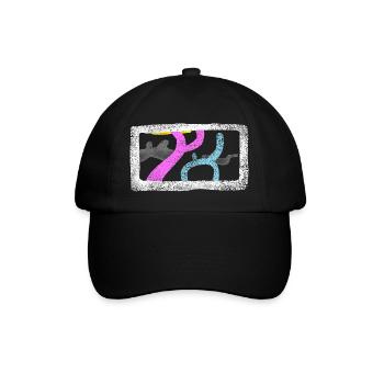 Landschaft Modern - Japan Farben - Baseballkappe - Schwarz/Schwarz - Vorne