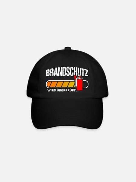 Brandschutz überprüft Brandschutzbeauftragter - Baseballkappe - Schwarz/Schwarz