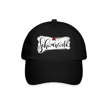 Schwarzwald mit Bollenhut, Geburtstagsgeschenk - Baseballkappe - Schwarz/Schwarz - Vorne