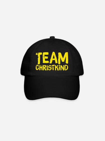 TEAM CHRISTKIND. Weihnachten Merry Christmas X-Mas - Baseballkappe - Schwarz/Schwarz