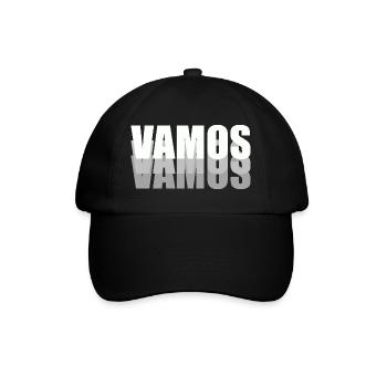 VAMOS - Baseballkappe - Schwarz/Schwarz - Vorne