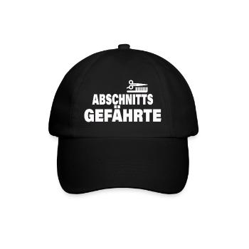 ABSCHNITTSGEFÄHRTE - Baseballkappe - Schwarz/Schwarz - Vorne