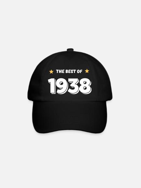 Das Beste von 1938 - Baseballkappe - Schwarz/Schwarz