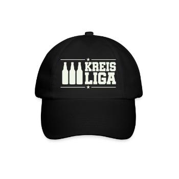 Kreis Liga  - Baseballkappe - Schwarz/Schwarz - Vorne