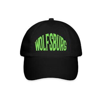 Wolfsburg - Baseballkappe - Schwarz/Schwarz - Vorne
